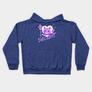 Cartoon Blissful Relax Cat Kids Hoodie